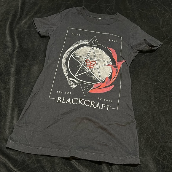 Blackcraft Death is not the end of Love Tee, XS - Picture 2 of 3